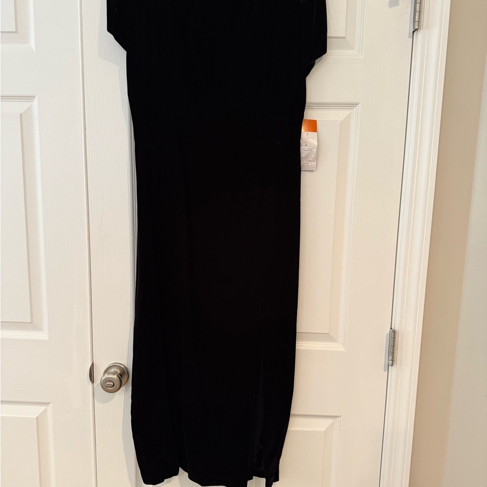 Maggy London Black Sheath Maxi Dress for Cocktail - Picture 1 of 7
